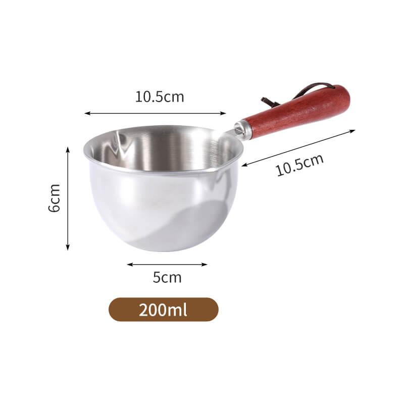 Home Cucina 304 Acciaio inox Mini piccola padella per olio