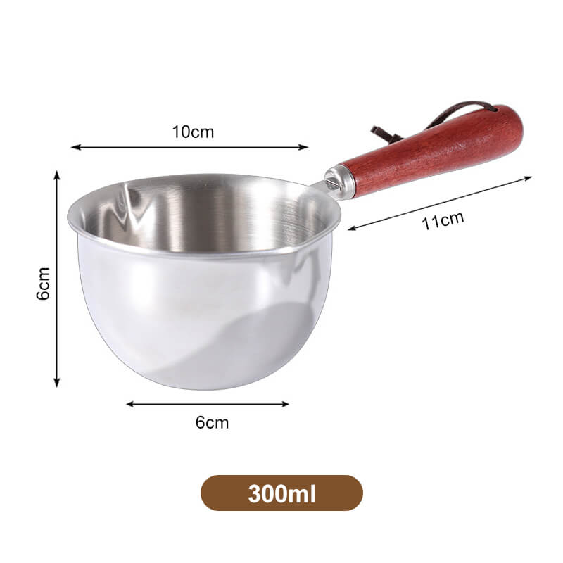 Home Cucina 304 Acciaio inox Mini piccola padella per olio