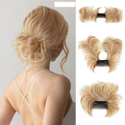 ✨Messy Bun Pettinatura laterale Clip in Hair Bun Acconciature facili