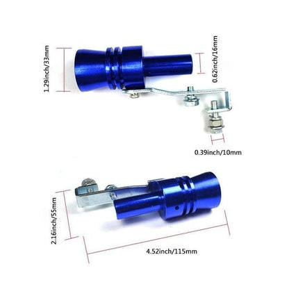 🏎️ Fischio del simulatore di suono del turbo 💨 Universale, alluminio di alta qualità, facile da installare, suono del turbo per qualsiasi auto 🚀 5.01
