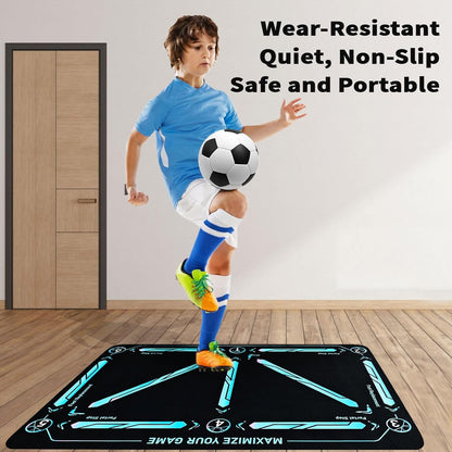 🔥 Last Day Promotion: 29% Off - ⚽ Soccer Training Mat for all levels, non-slip and quiet