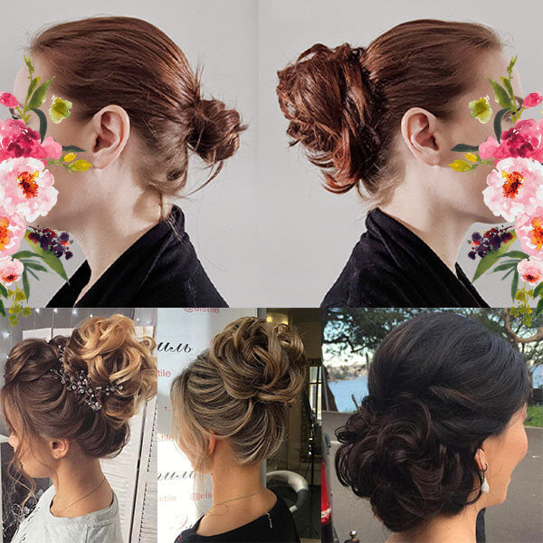 Pettine Chignon riccio